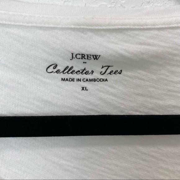 J. Crew White Pineapple Collector Tee Shirt - Picture 3 of 10